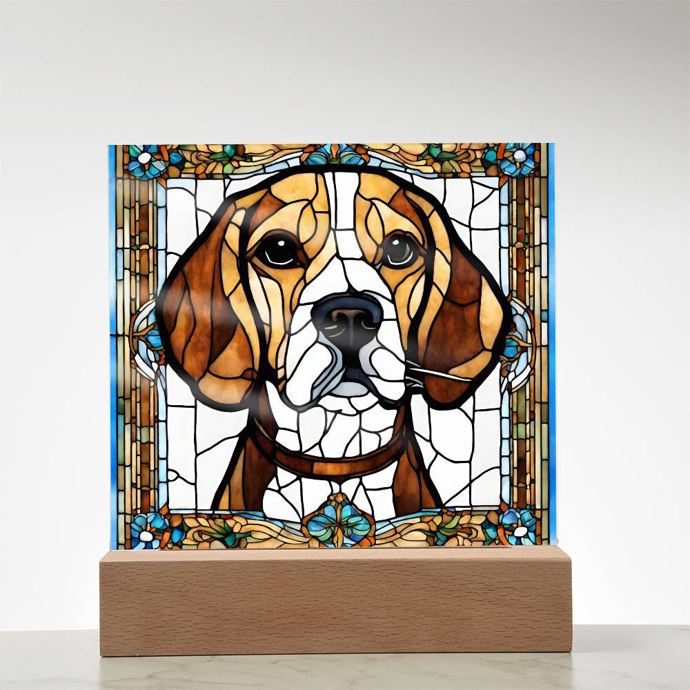 Bealge, Beagle Acrylic Picture, Beagle Dog Gifts, Beagle Lover Gift, Housewarming Gift for Pet Owner,  Birthday Gift, Beagle Christmas-[product type]