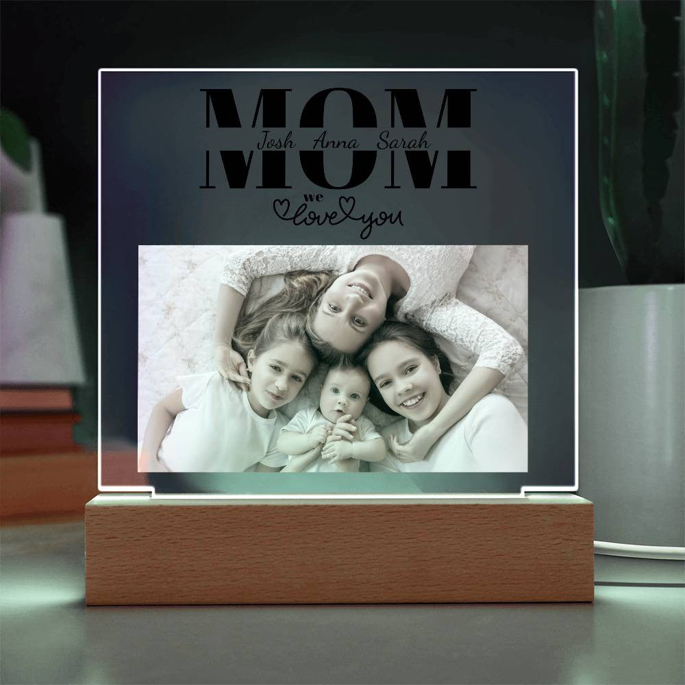 Mom Personalized Plaque Acrylic Plaque-[product type]