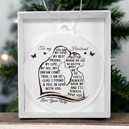 Acrylic Ornament Plaque-[Heartfelt Family Gift]