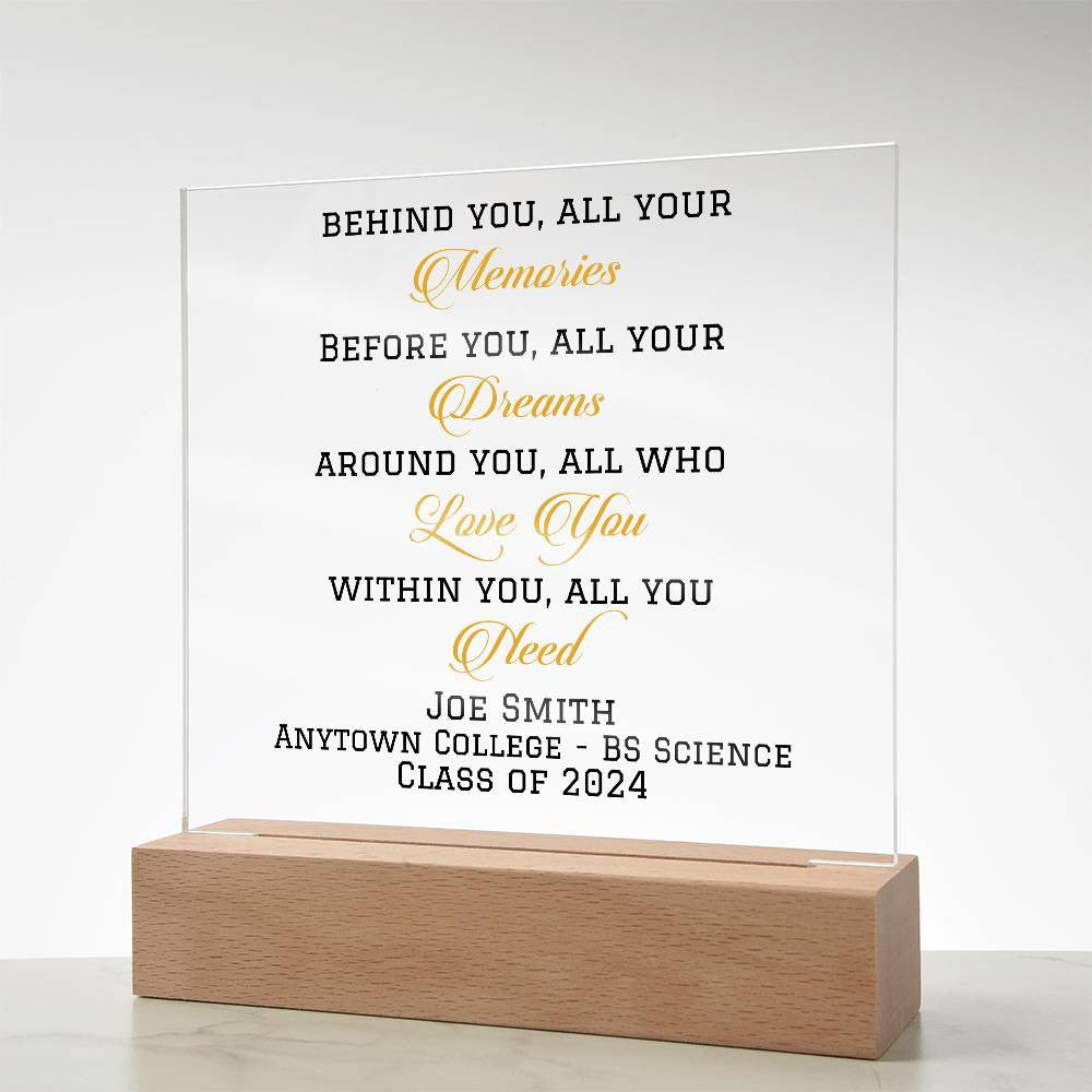 Class of 2024 Graduation Gift Plaque-[product type]