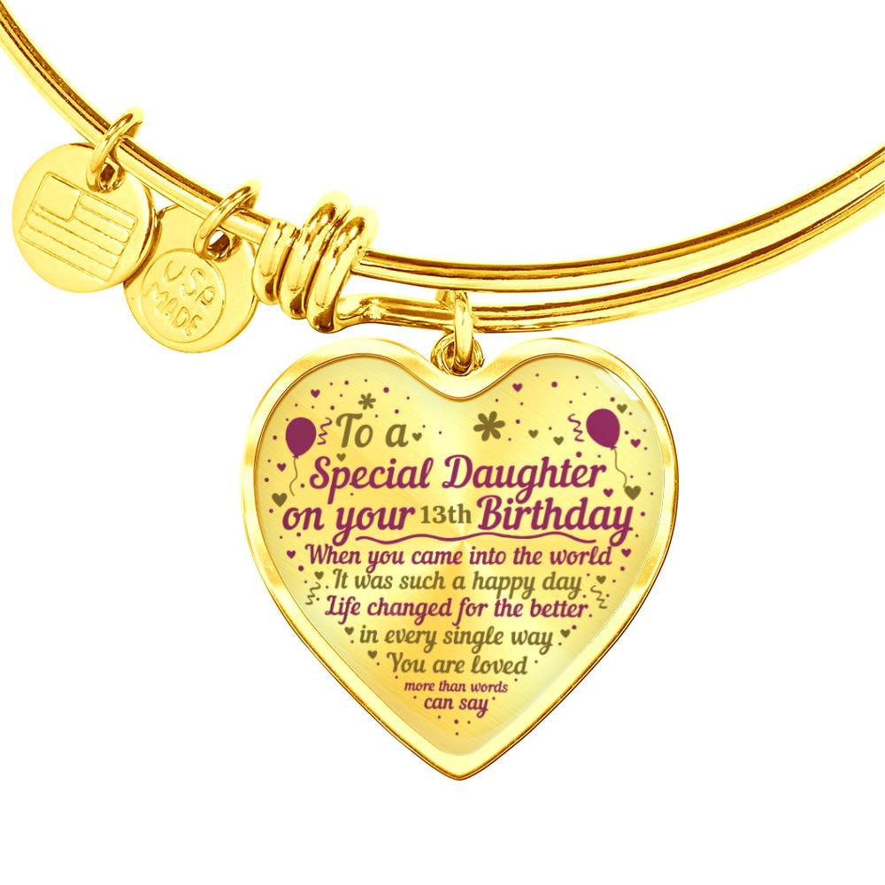 Personalized Birthday Year Heart Necklace and Bracelet with Engraving-[product type]