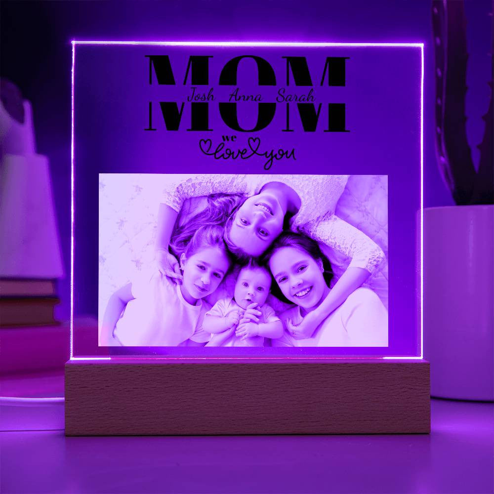 Mom Personalized Plaque Acrylic Plaque-[product type]