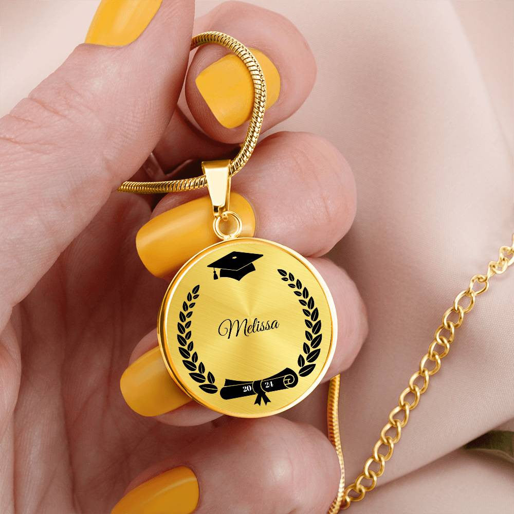 Personalized Class of 2024 Graduation Necklace Gift-[product type]