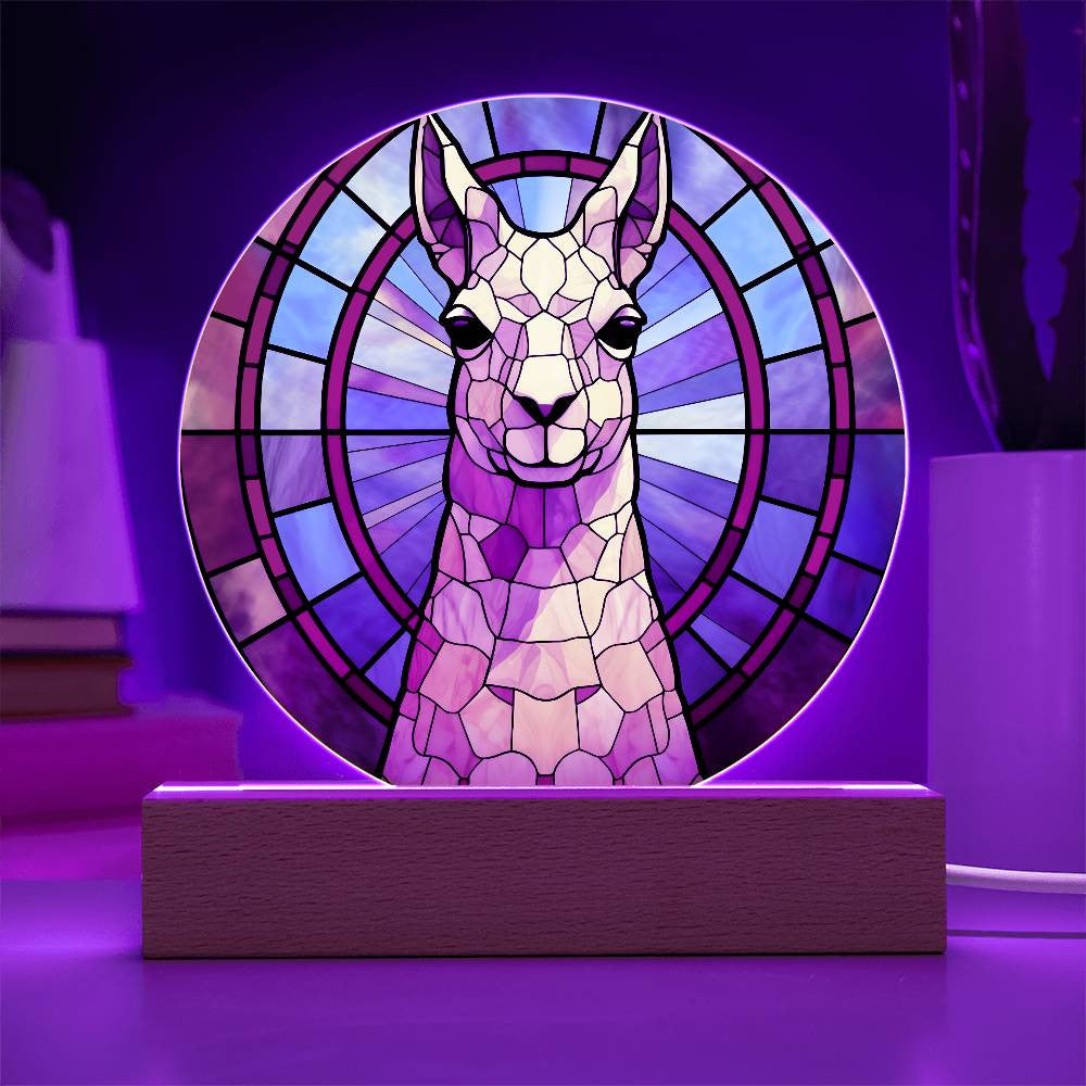 Lllama Led Lighted Plaque-[Heartfelt Family Gift]