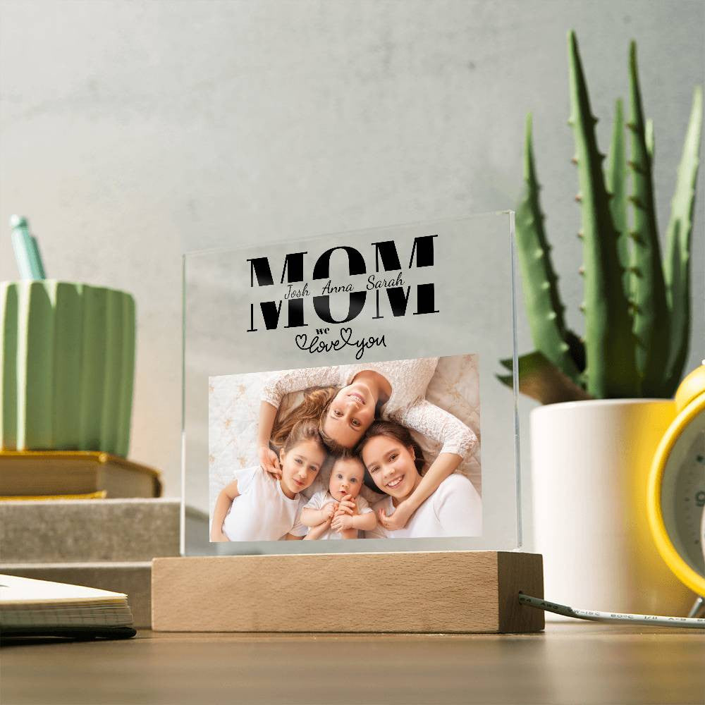 Mom Personalized Plaque Acrylic Plaque-[product type]