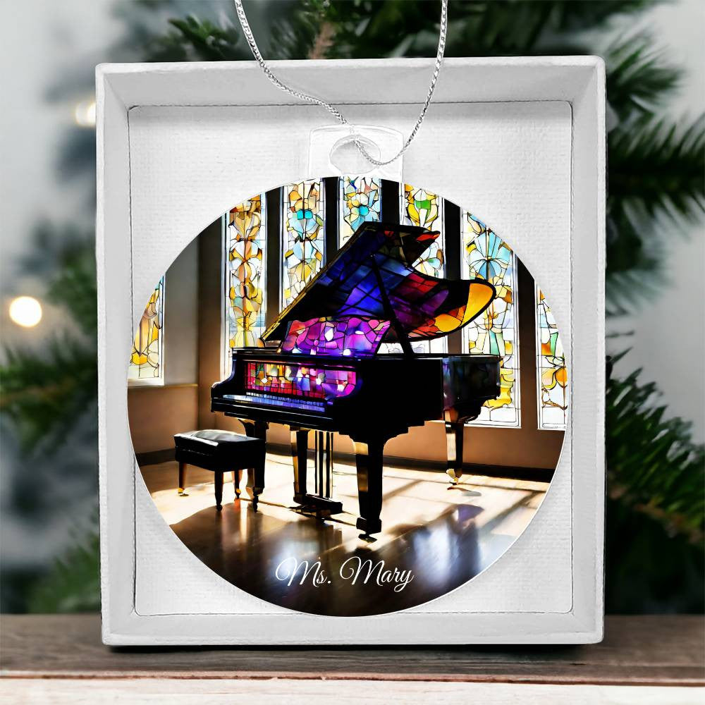 Piano Ornament Gift for Music Teacher or Piano Player-[Heartfelt Family Gift]