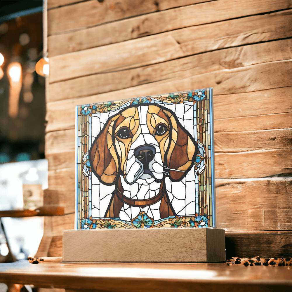 Bealge, Beagle Acrylic Picture, Beagle Dog Gifts, Beagle Lover Gift, Housewarming Gift for Pet Owner,  Birthday Gift, Beagle Christmas-[product type]