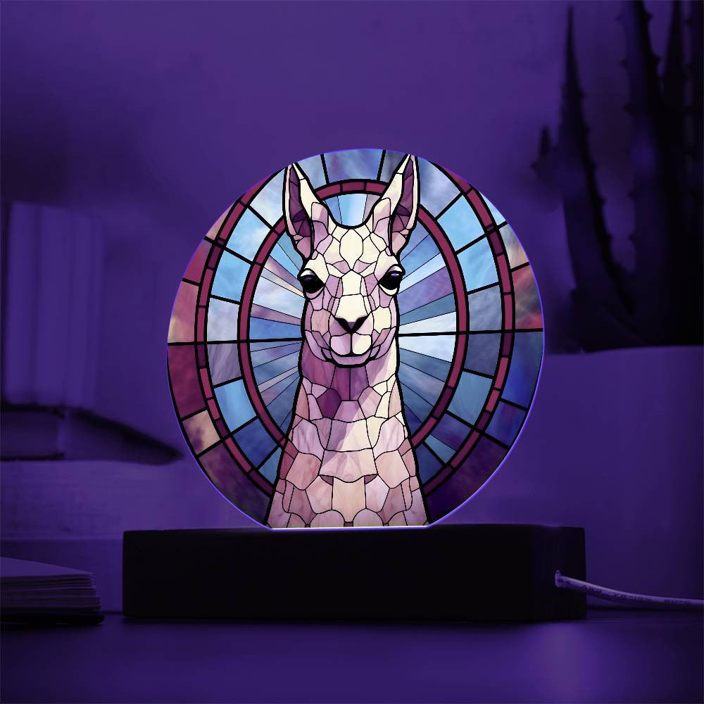 Lllama Led Lighted Plaque-[Heartfelt Family Gift]