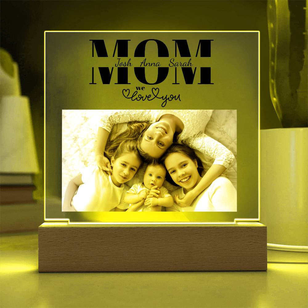 Mom Personalized Plaque Acrylic Plaque-[product type]