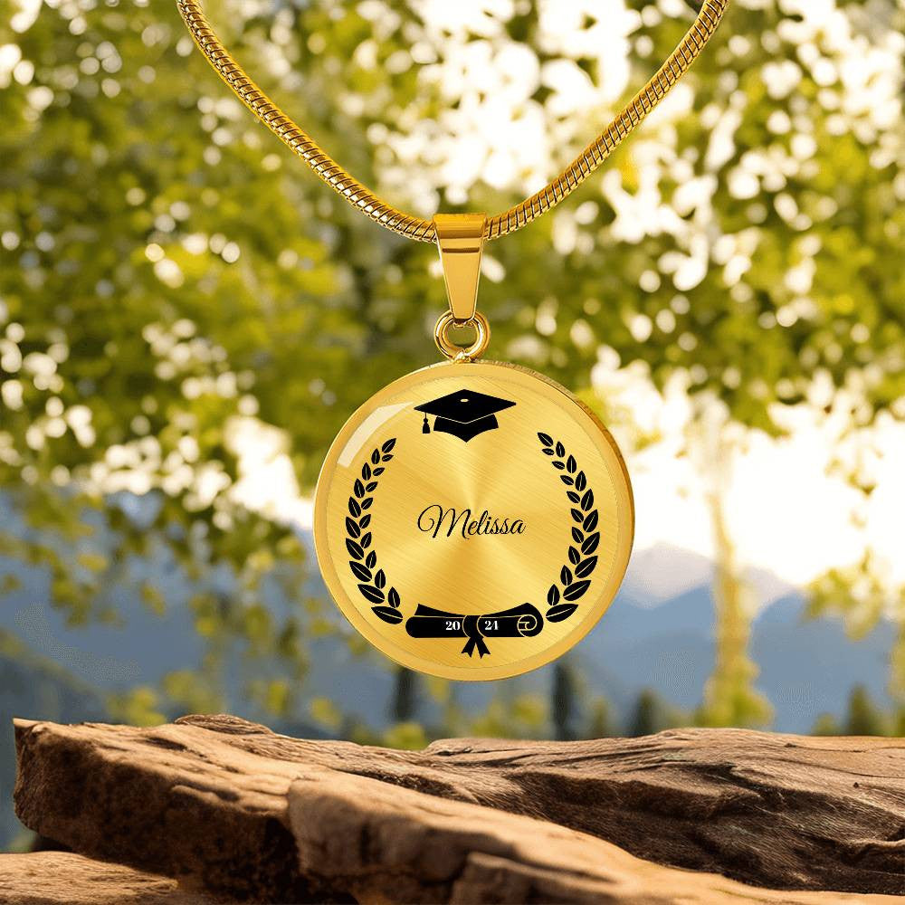 Personalized Class of 2024 Graduation Necklace Gift-[product type]