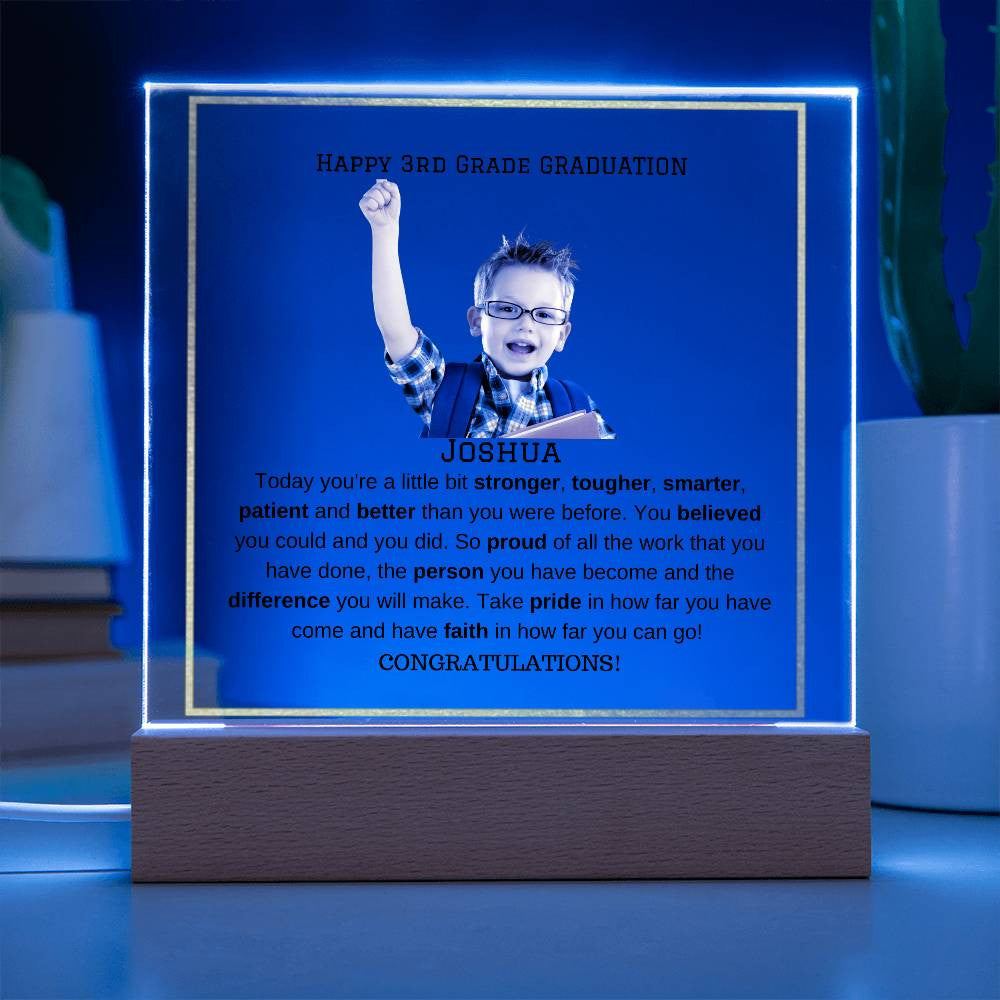 Personalized Photo Plaque - Elementary Middle School Graduation Gift-[product type]