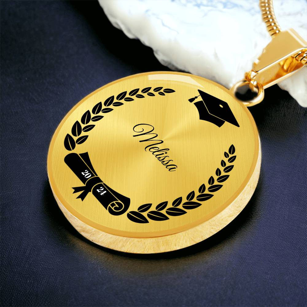 Personalized Class of 2024 Graduation Necklace Gift-[product type]