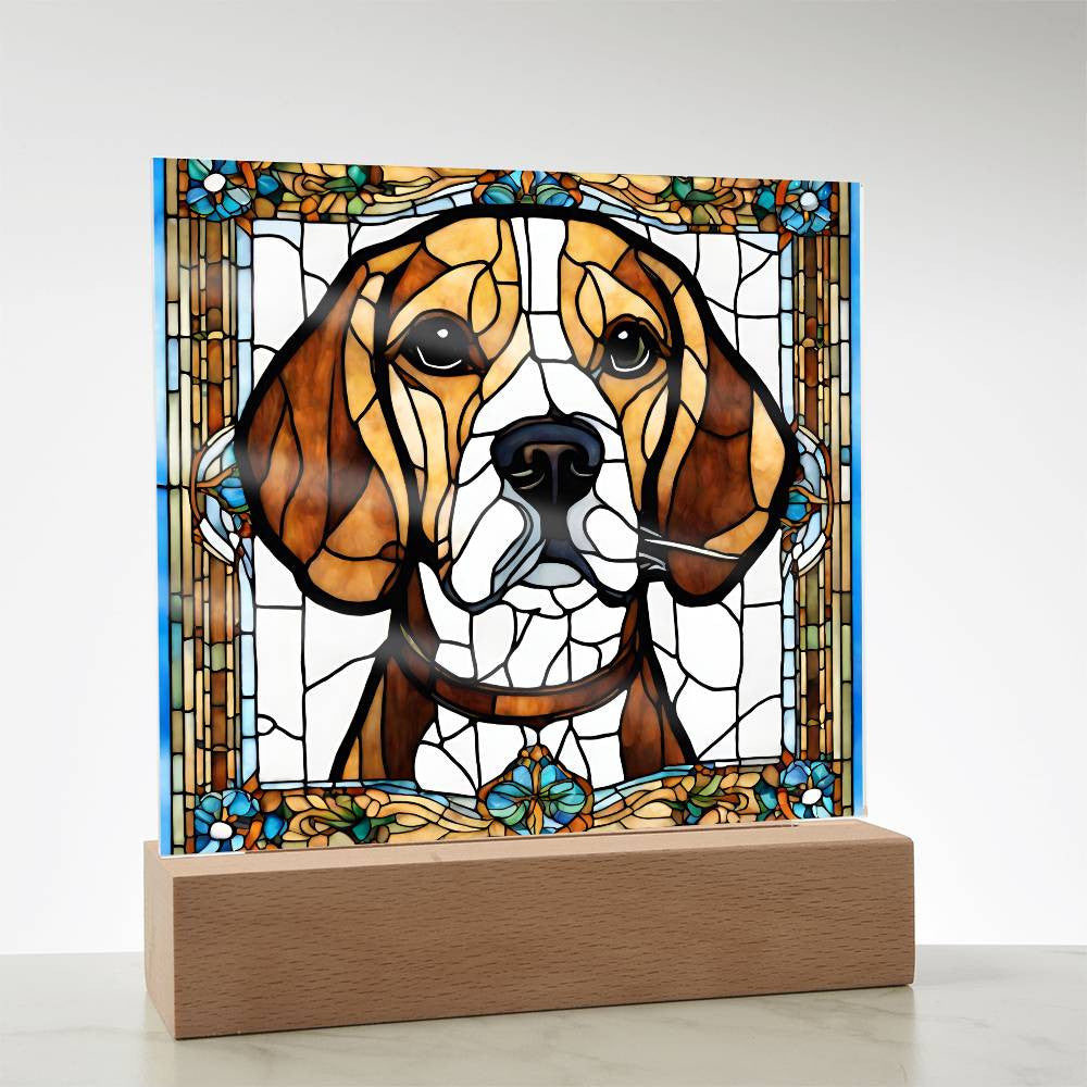 Bealge, Beagle Acrylic Picture, Beagle Dog Gifts, Beagle Lover Gift, Housewarming Gift for Pet Owner,  Birthday Gift, Beagle Christmas-[product type]