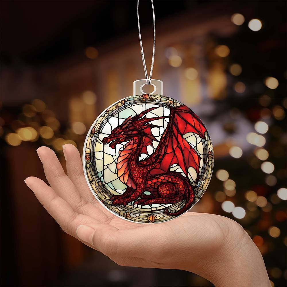 Dragon Acrylic Ornament Plaque-[product type]