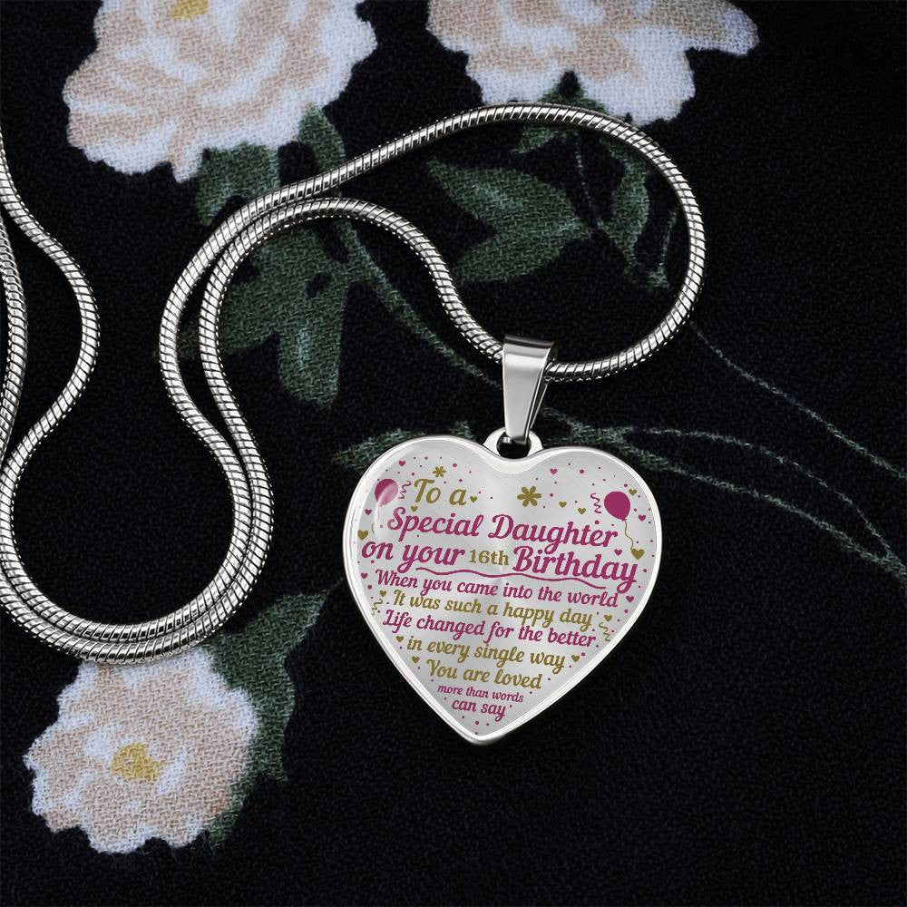 Personalized Birthday Year Heart Necklace and Bracelet with Engraving-[product type]