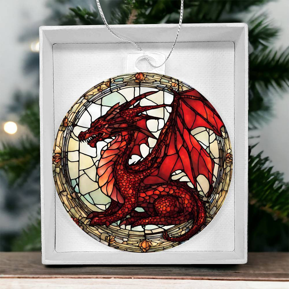 Dragon Acrylic Ornament Plaque-[product type]