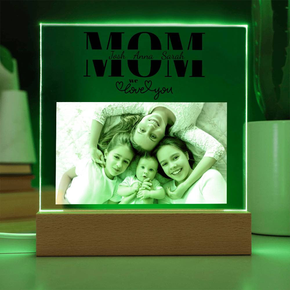 Mom Personalized Plaque Acrylic Plaque-[product type]