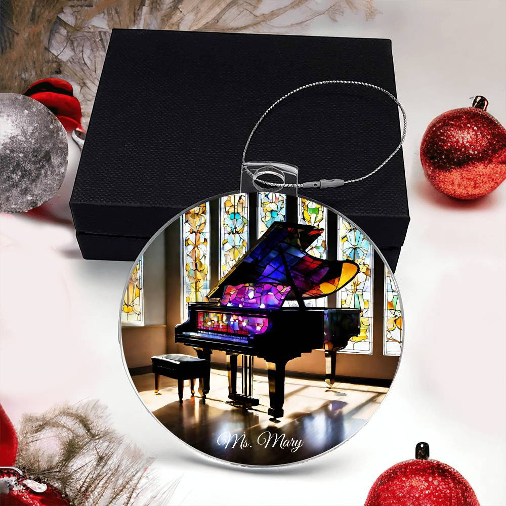 Piano Ornament Gift for Music Teacher or Piano Player-[Heartfelt Family Gift]