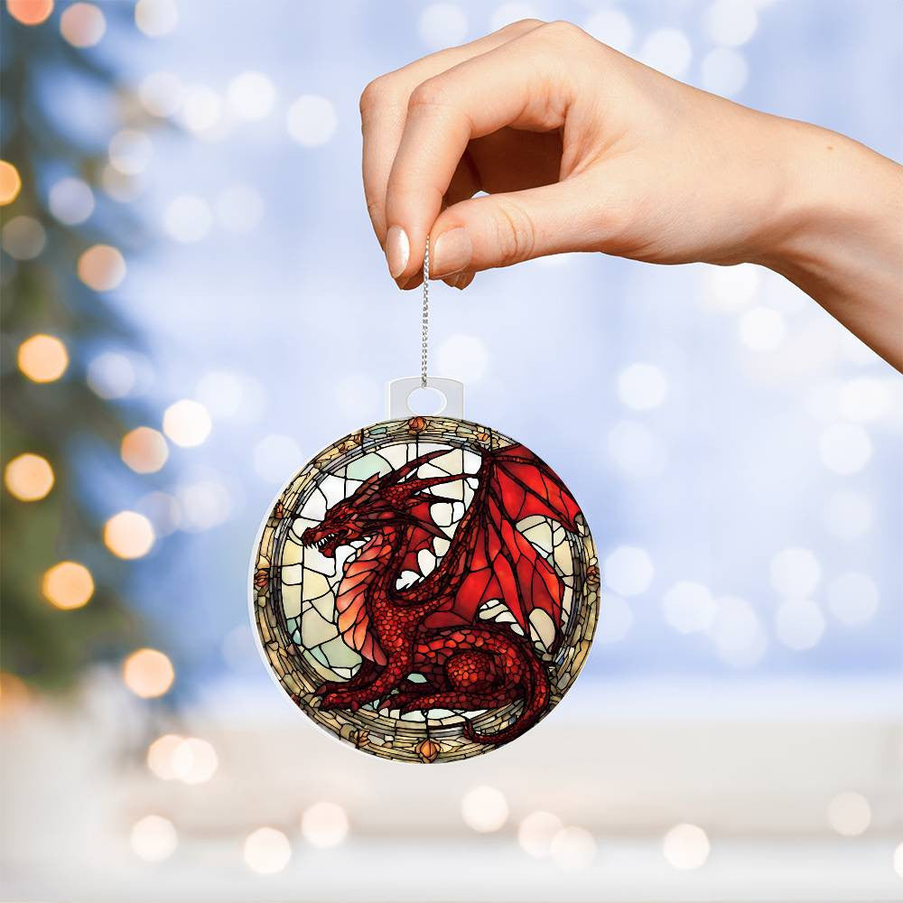 Dragon Acrylic Ornament Plaque-[product type]