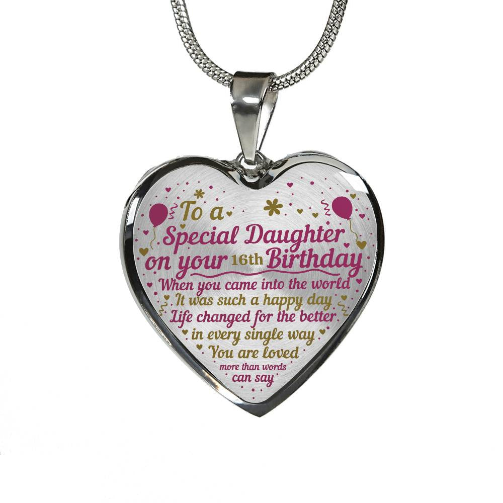 Personalized Birthday Year Heart Necklace and Bracelet with Engraving-[product type]