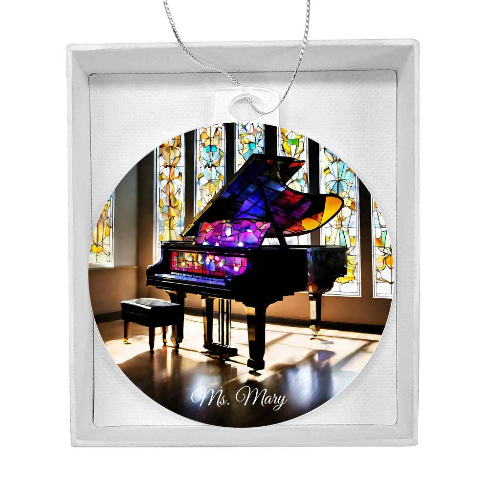 Piano Ornament Gift for Music Teacher or Piano Player-[Heartfelt Family Gift]