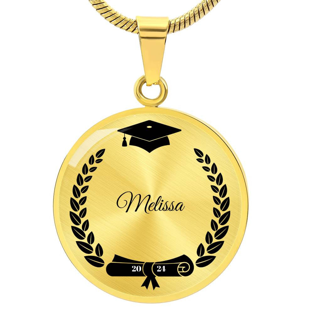 Personalized Class of 2024 Graduation Necklace Gift-[product type]