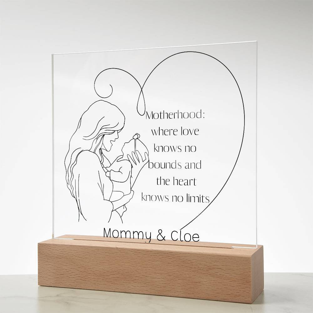 Acrylic Plaque for New Mom, Mother's Day Gift, 1st mothers day, first time mom gift, Mom Acrylic Plaque, 1st time mom,  1st Mothers Day Gifts-[product type]