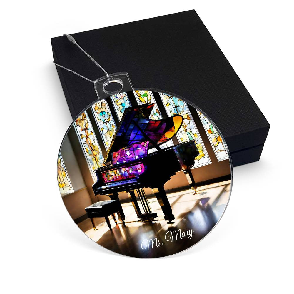 Piano Ornament Gift for Music Teacher or Piano Player-[Heartfelt Family Gift]