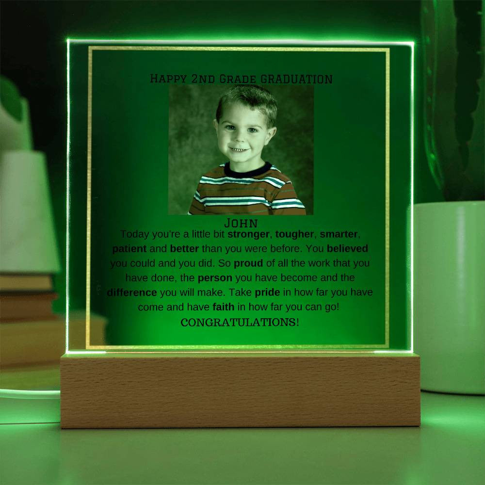 Personalized Photo Plaque - Elementary Middle School Graduation Gift-[product type]