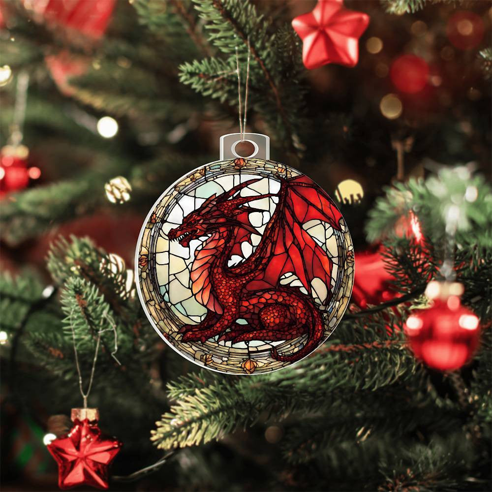 Dragon Acrylic Ornament Plaque-[product type]