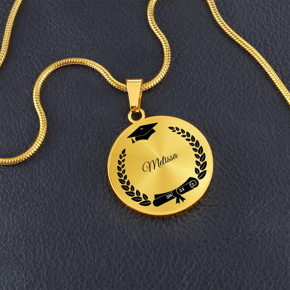 Personalized Class of 2024 Graduation Necklace Gift-[product type]