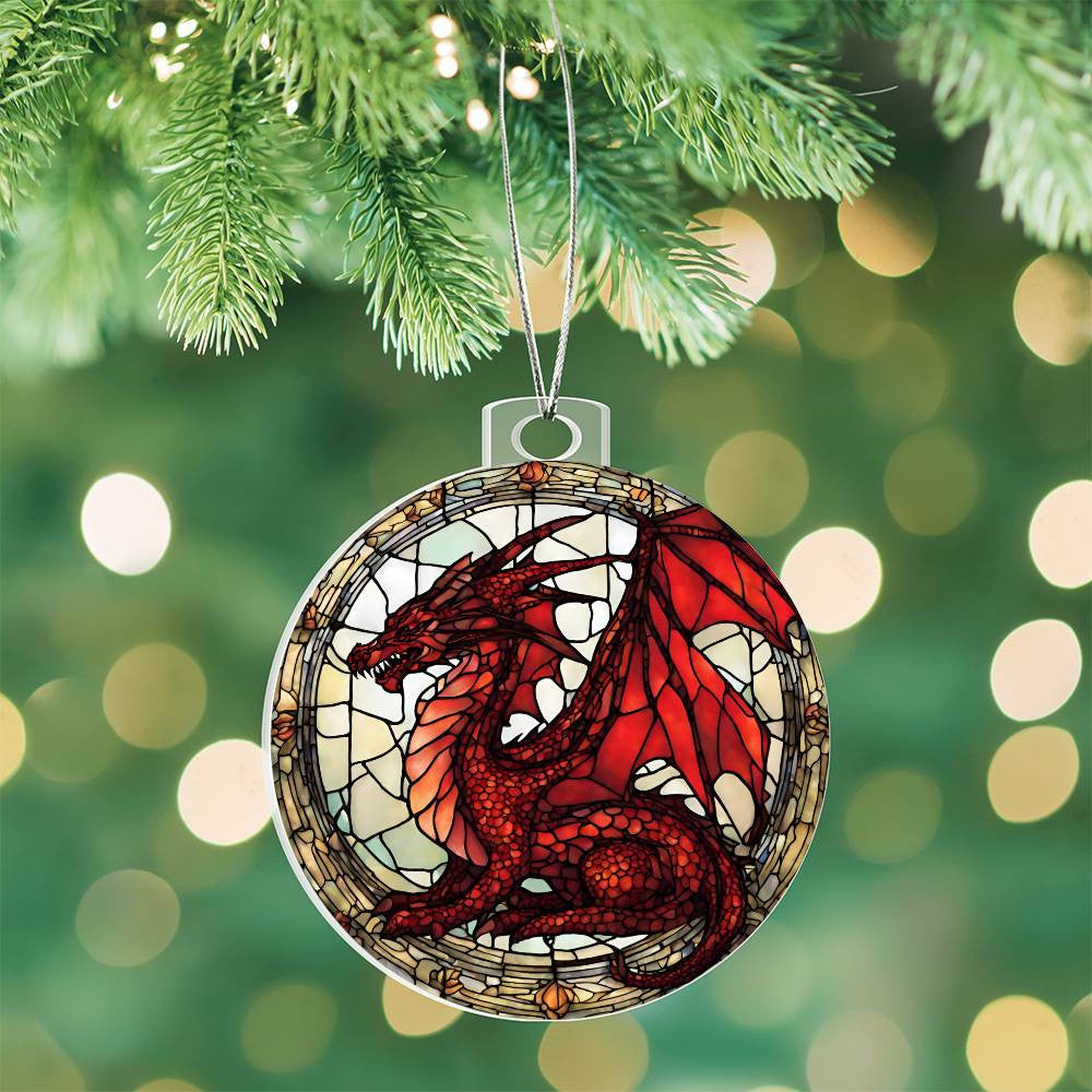 Dragon Acrylic Ornament Plaque-[product type]