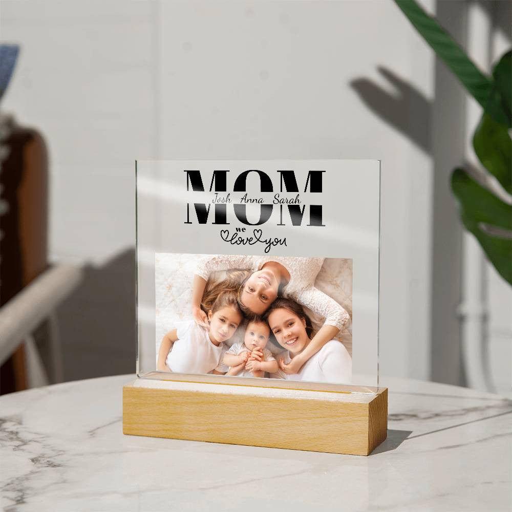 Mom Personalized Plaque Acrylic Plaque-[product type]