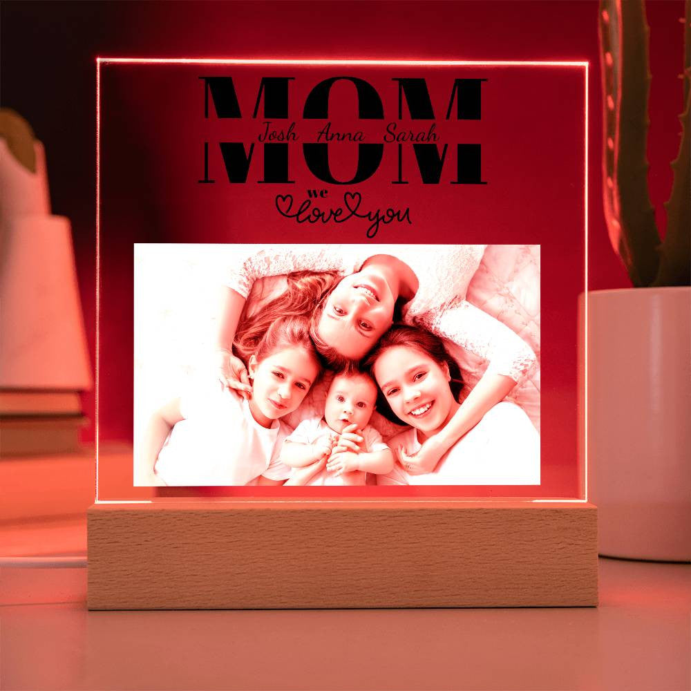 Mom Personalized Plaque Acrylic Plaque-[product type]