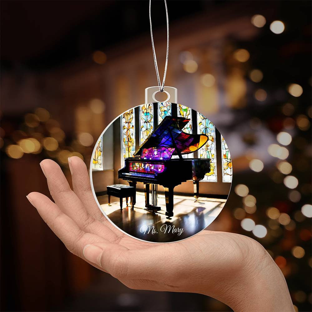 Piano Ornament Gift for Music Teacher or Piano Player-[Heartfelt Family Gift]