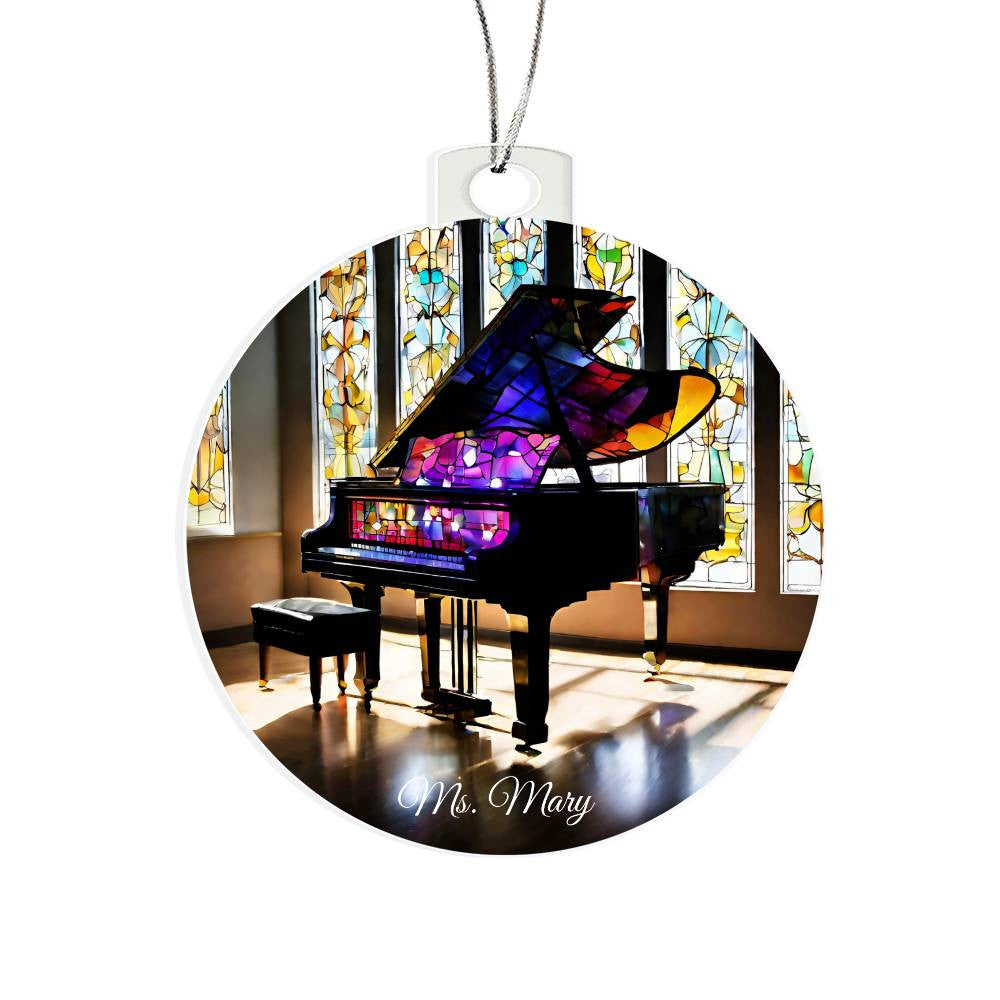 Piano Ornament Gift for Music Teacher or Piano Player-[Heartfelt Family Gift]