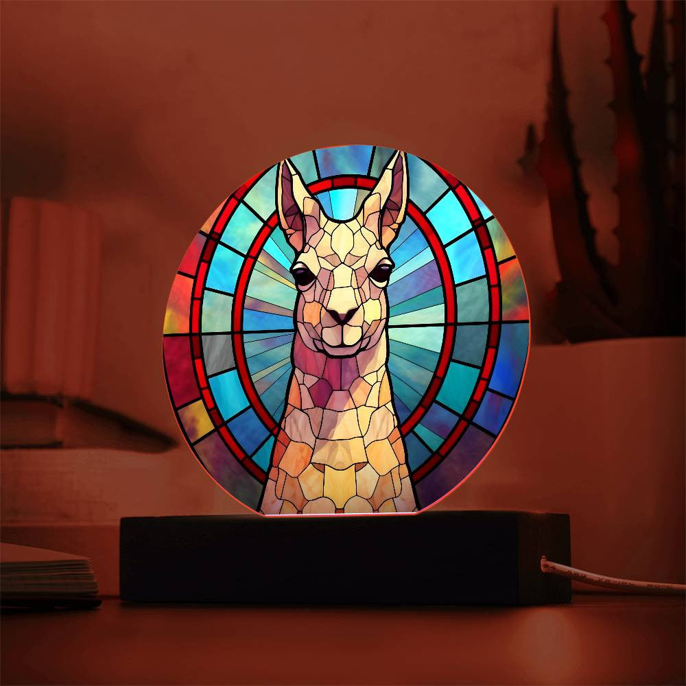 Lllama Led Lighted Plaque-[Heartfelt Family Gift]