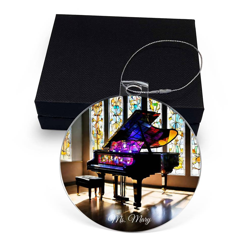 Piano Ornament Gift for Music Teacher or Piano Player-[Heartfelt Family Gift]