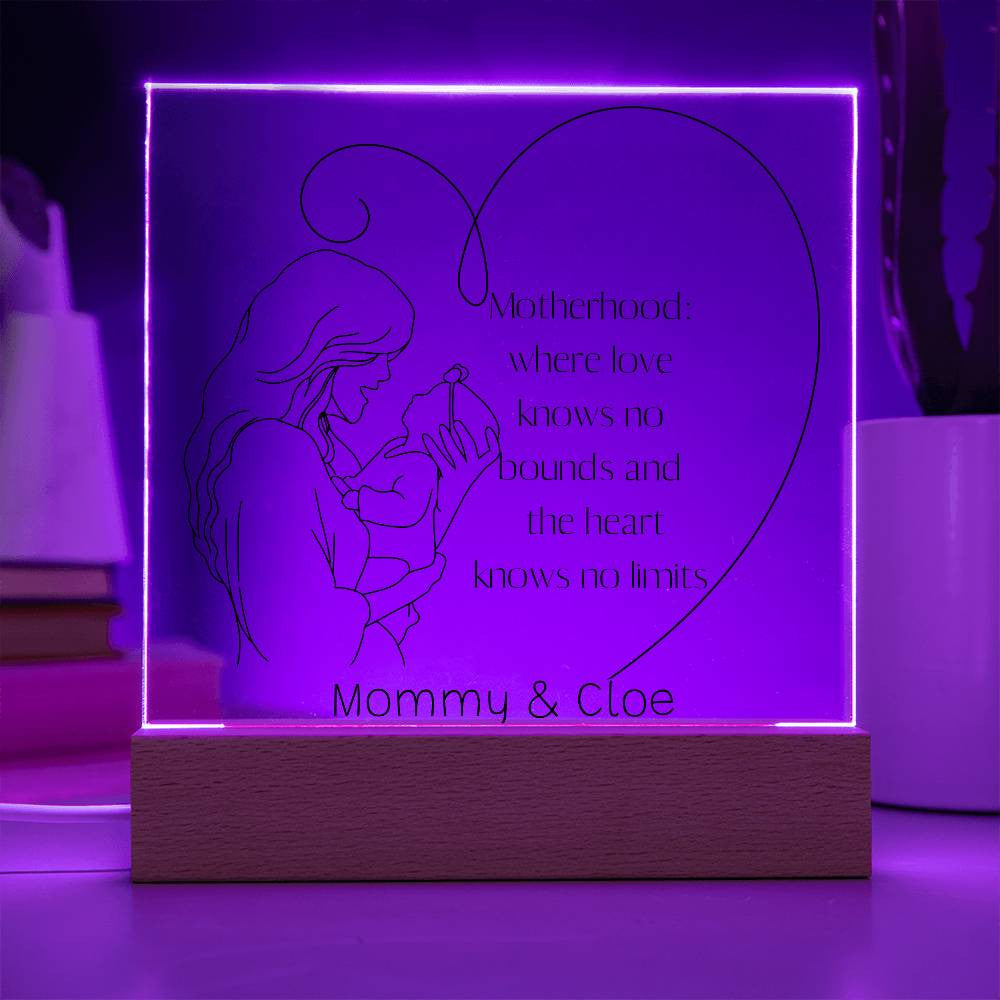 Acrylic Plaque for New Mom, Mother's Day Gift, 1st mothers day, first time mom gift, Mom Acrylic Plaque, 1st time mom,  1st Mothers Day Gifts-[product type]