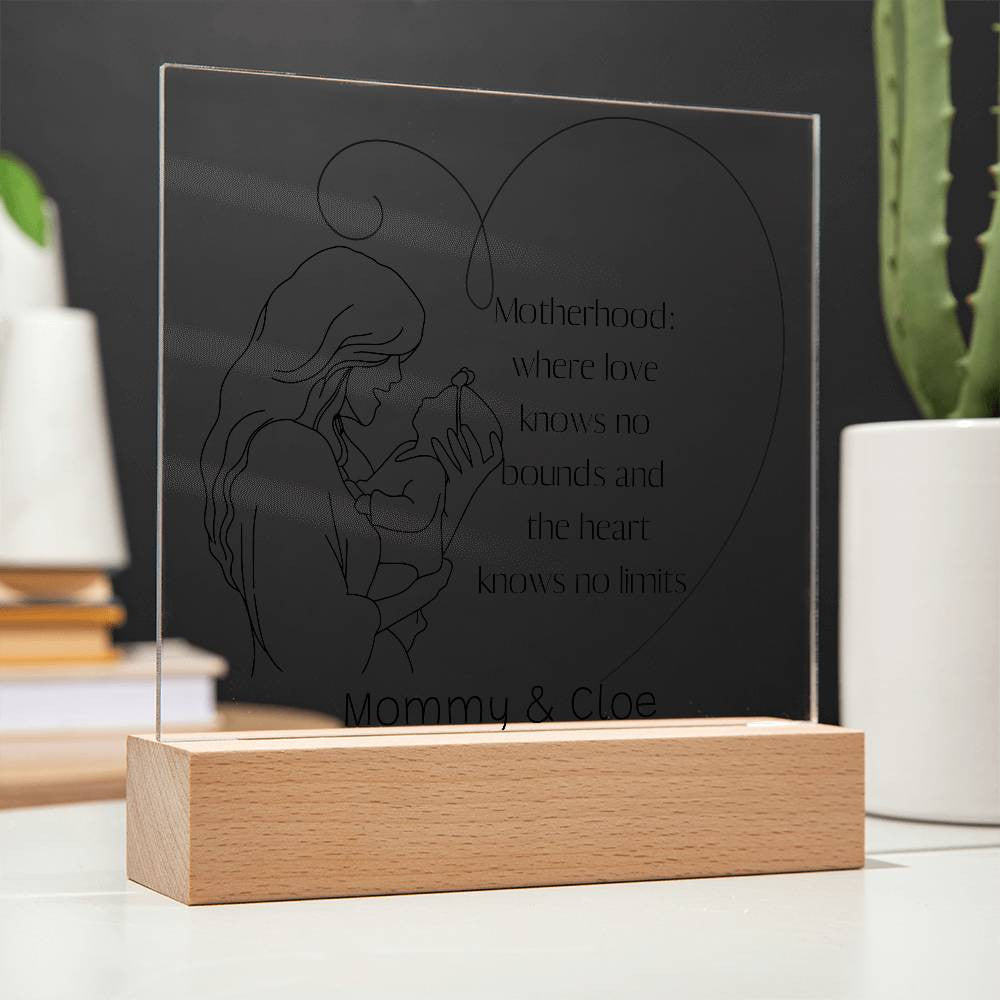 Acrylic Plaque for New Mom, Mother's Day Gift, 1st mothers day, first time mom gift, Mom Acrylic Plaque, 1st time mom,  1st Mothers Day Gifts-[product type]