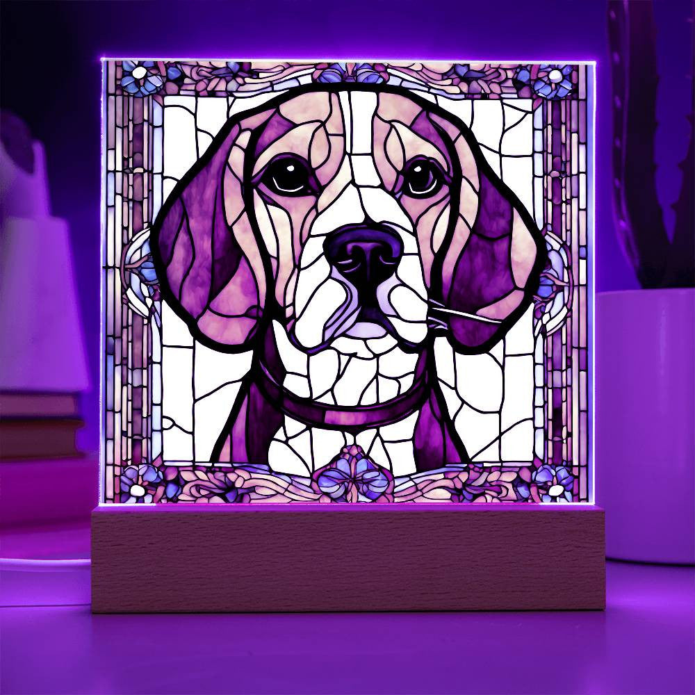 Bealge, Beagle Acrylic Picture, Beagle Dog Gifts, Beagle Lover Gift, Housewarming Gift for Pet Owner,  Birthday Gift, Beagle Christmas-[product type]