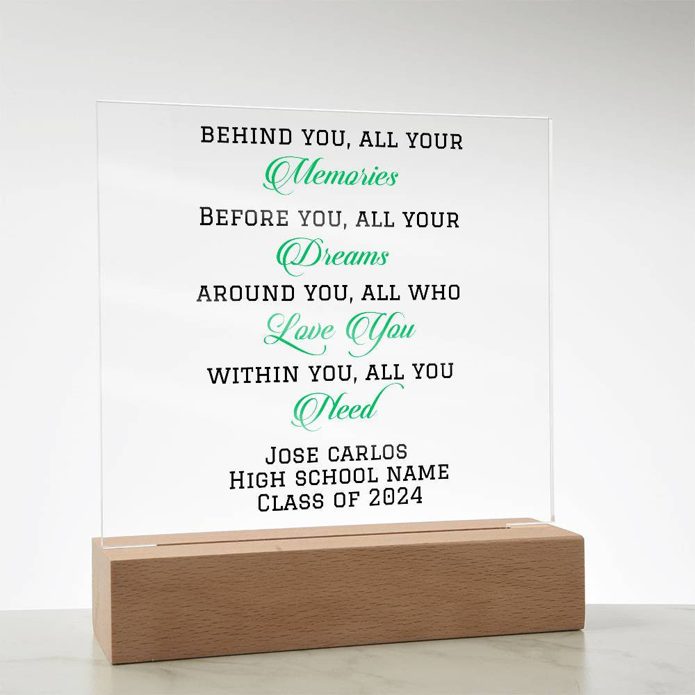 Class of 2024 Graduation Gift Plaque-[product type]