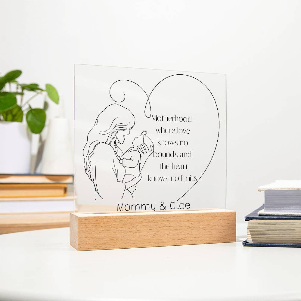 Acrylic Plaque for New Mom, Mother's Day Gift, 1st mothers day, first time mom gift, Mom Acrylic Plaque, 1st time mom,  1st Mothers Day Gifts-[product type]