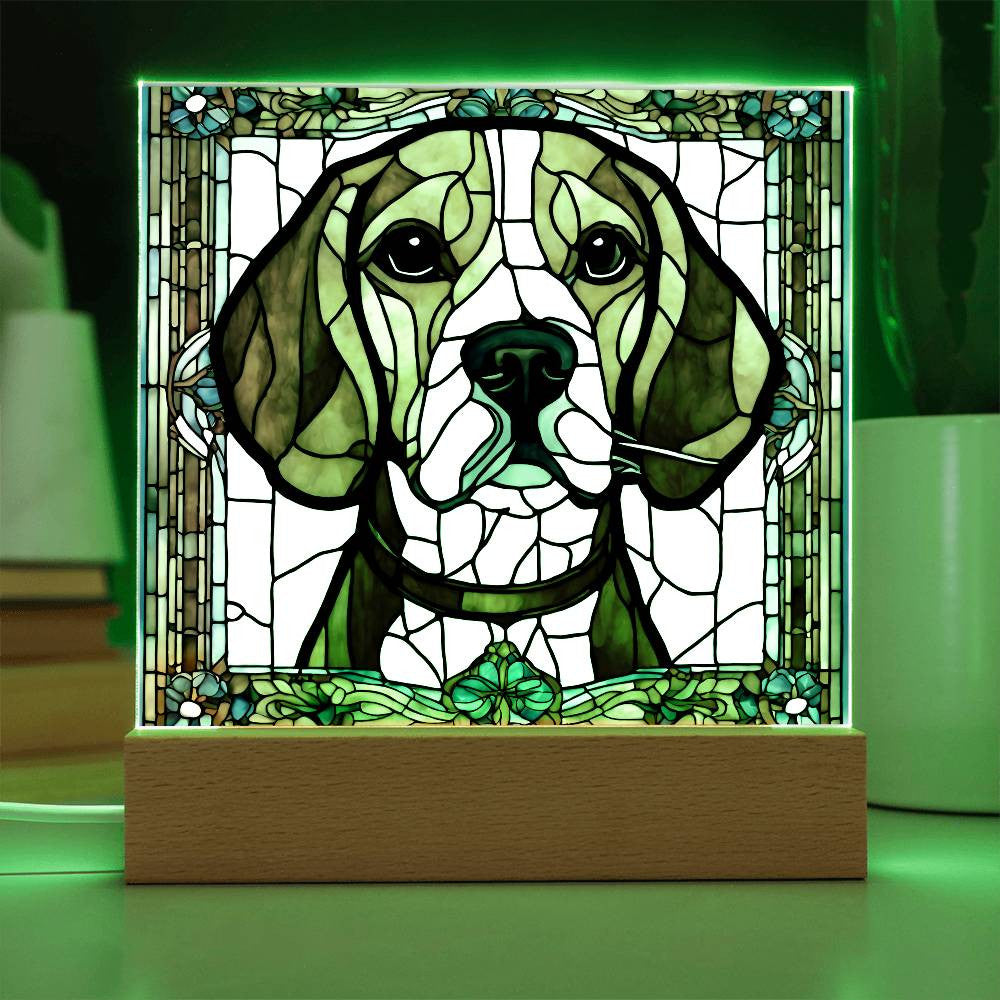 Bealge, Beagle Acrylic Picture, Beagle Dog Gifts, Beagle Lover Gift, Housewarming Gift for Pet Owner,  Birthday Gift, Beagle Christmas-[product type]