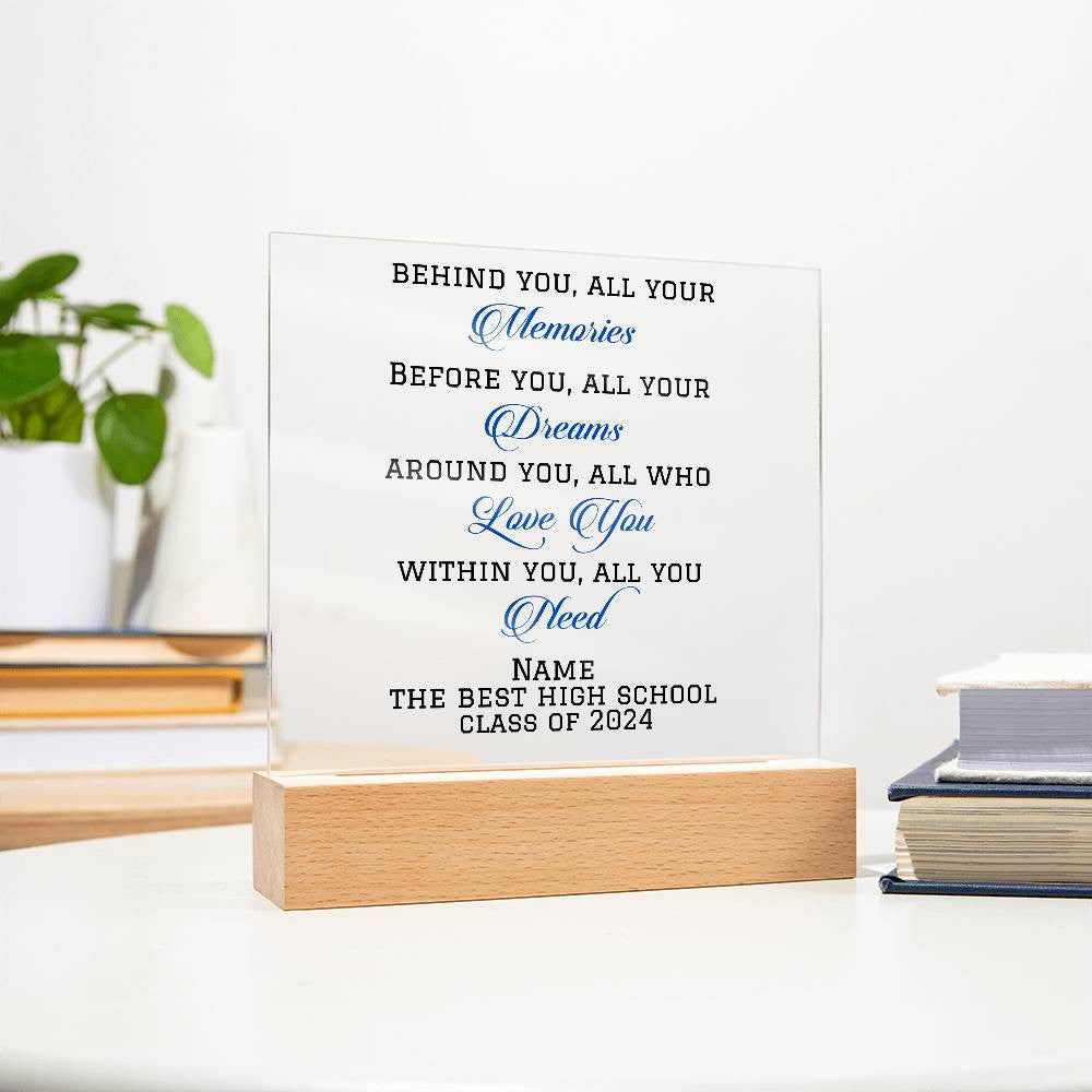 Class of 2024 Graduation Gift Plaque-[product type]