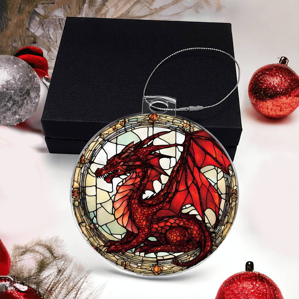 Dragon Acrylic Ornament Plaque-[product type]