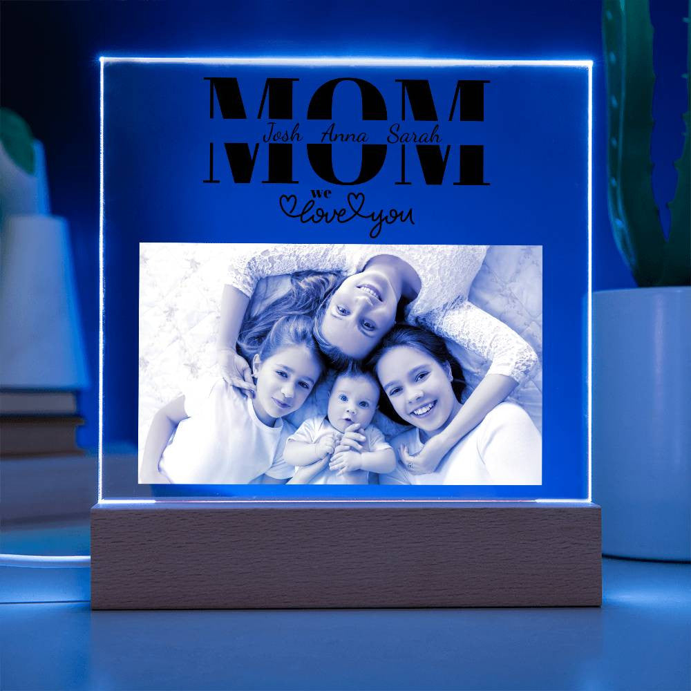 Mom Personalized Plaque Acrylic Plaque-[product type]