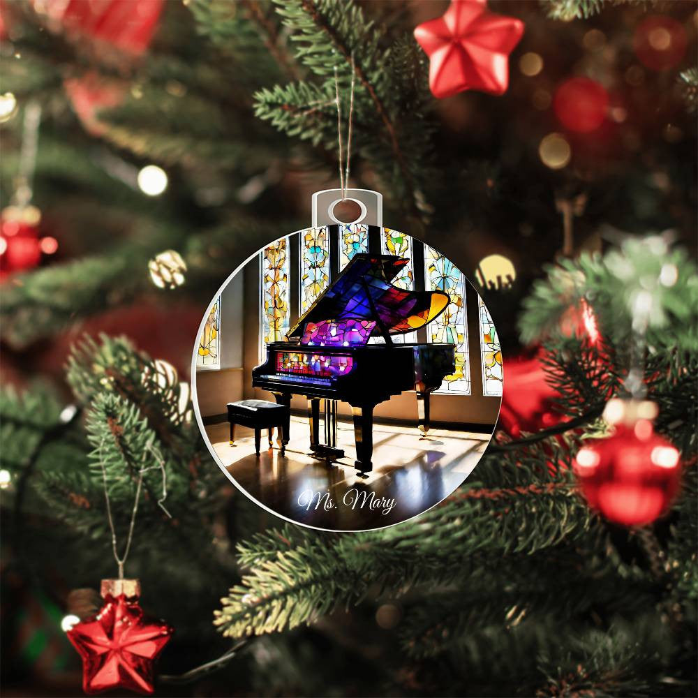 Piano Ornament Gift for Music Teacher or Piano Player-[Heartfelt Family Gift]